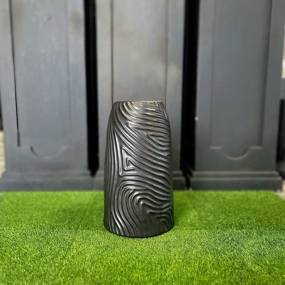 Thumbnail: Grey Decorative Ceramic Vase