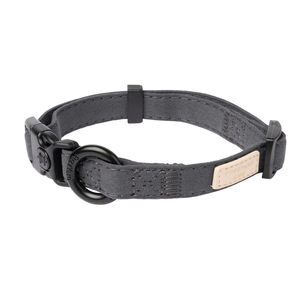 FUZZYARD  LIFE DOG COLLAR - SLATE GREY