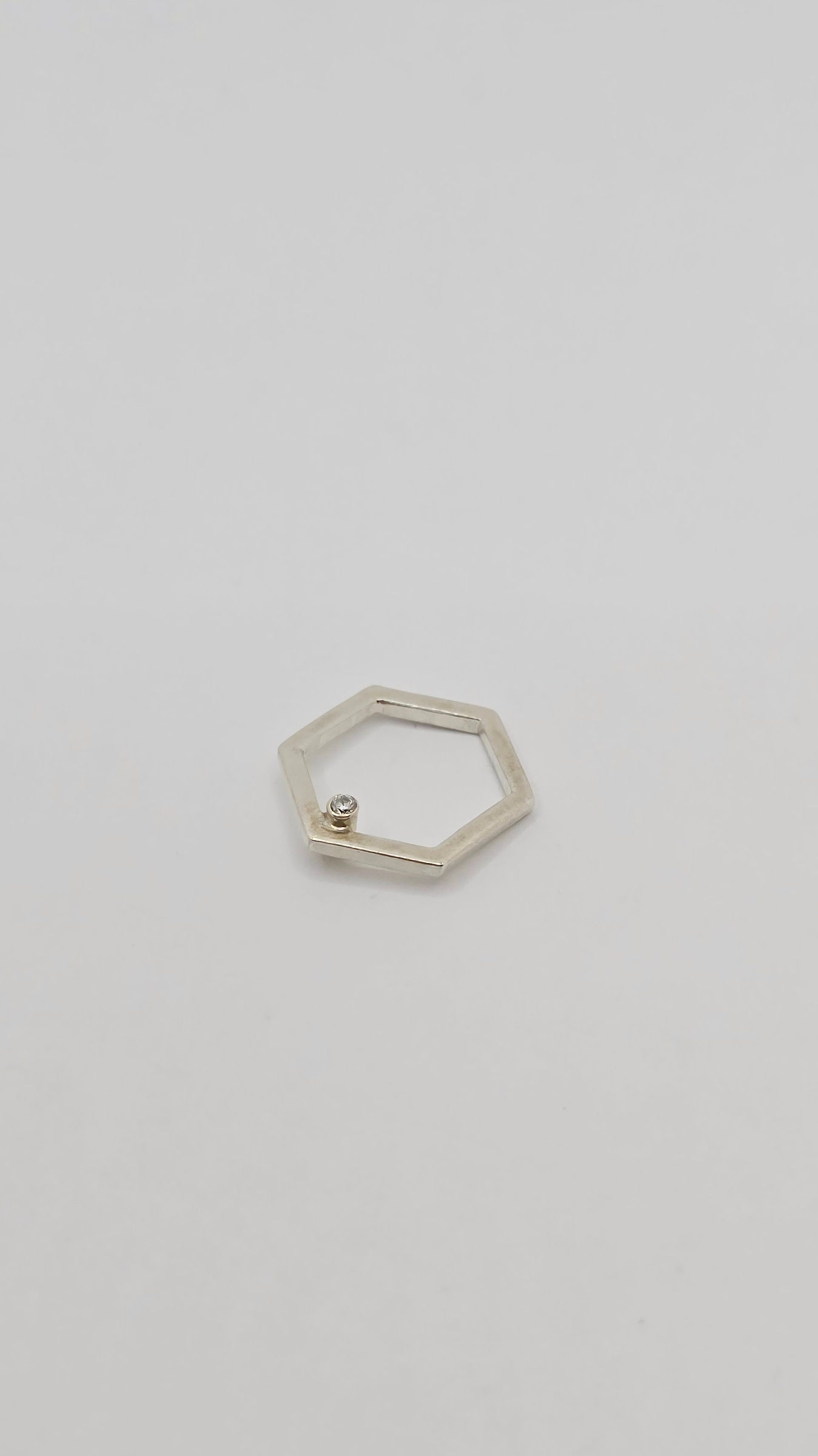 Hexagonal Pinky Ring