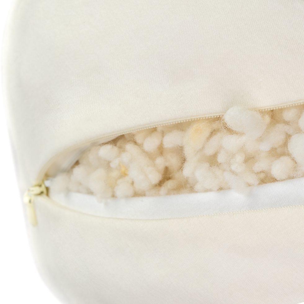 Miniaturbild: Sleepwool Still- und Ruhekissen Uni, Beige