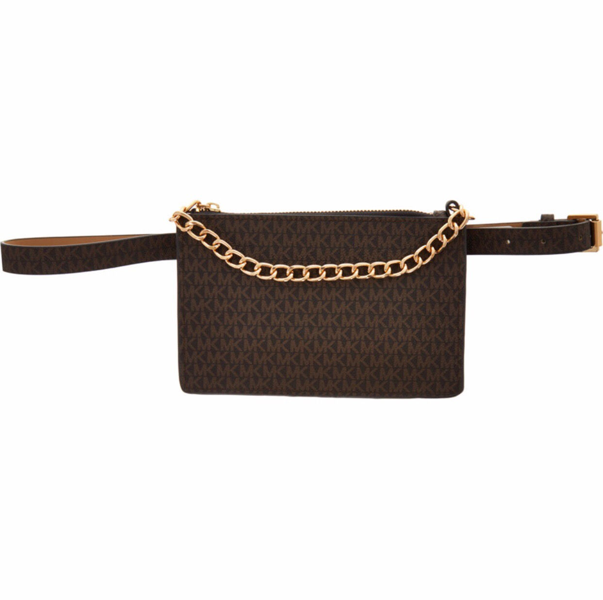 MICHAEL KORS Brown Logo Belt Bag