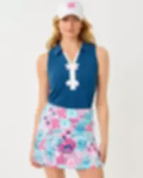 UPF 50+ Luxletic Frida Sleeveless Bow Polo