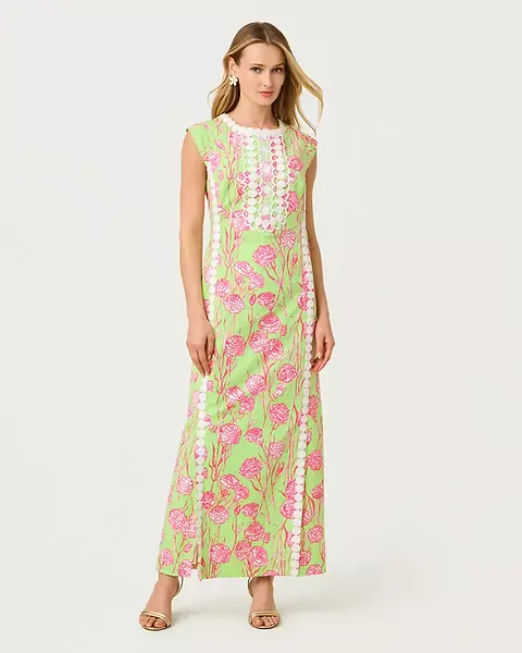 floral cut out maxi dress Draped Cut Out Backless Floral Maxi Dress, Blue / XS