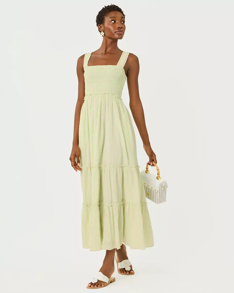 Thumbnail: Hadly Smocked Maxi Dress
