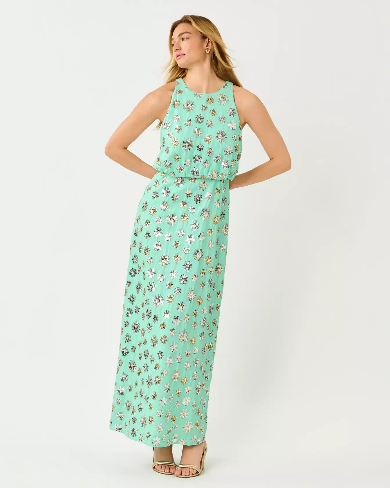 Teonna Beaded Maxi Dress