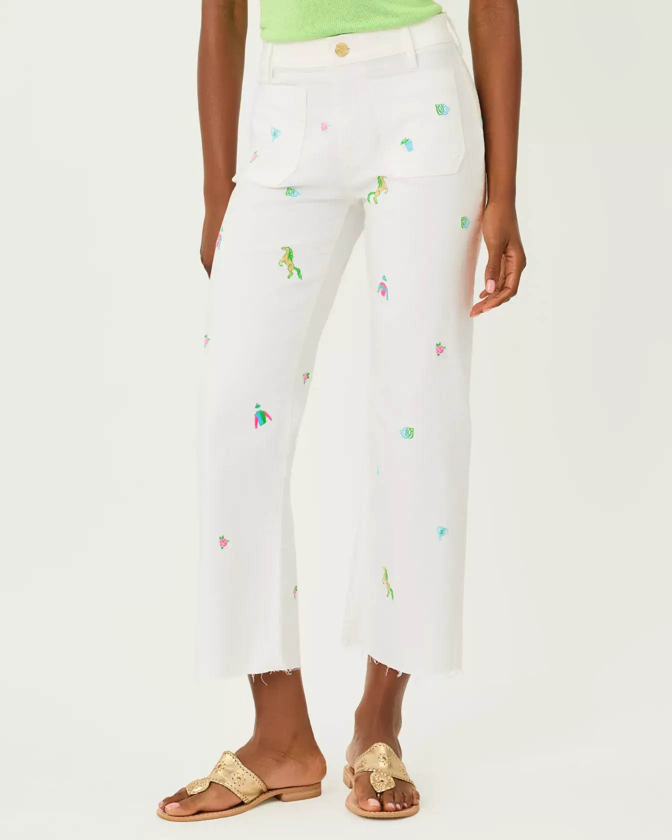 Harleen High Rise Crop Jean