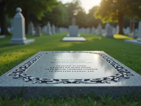 Crafting Timeless Memorials with Our Headstone Services