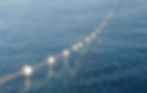 Gillnet in water