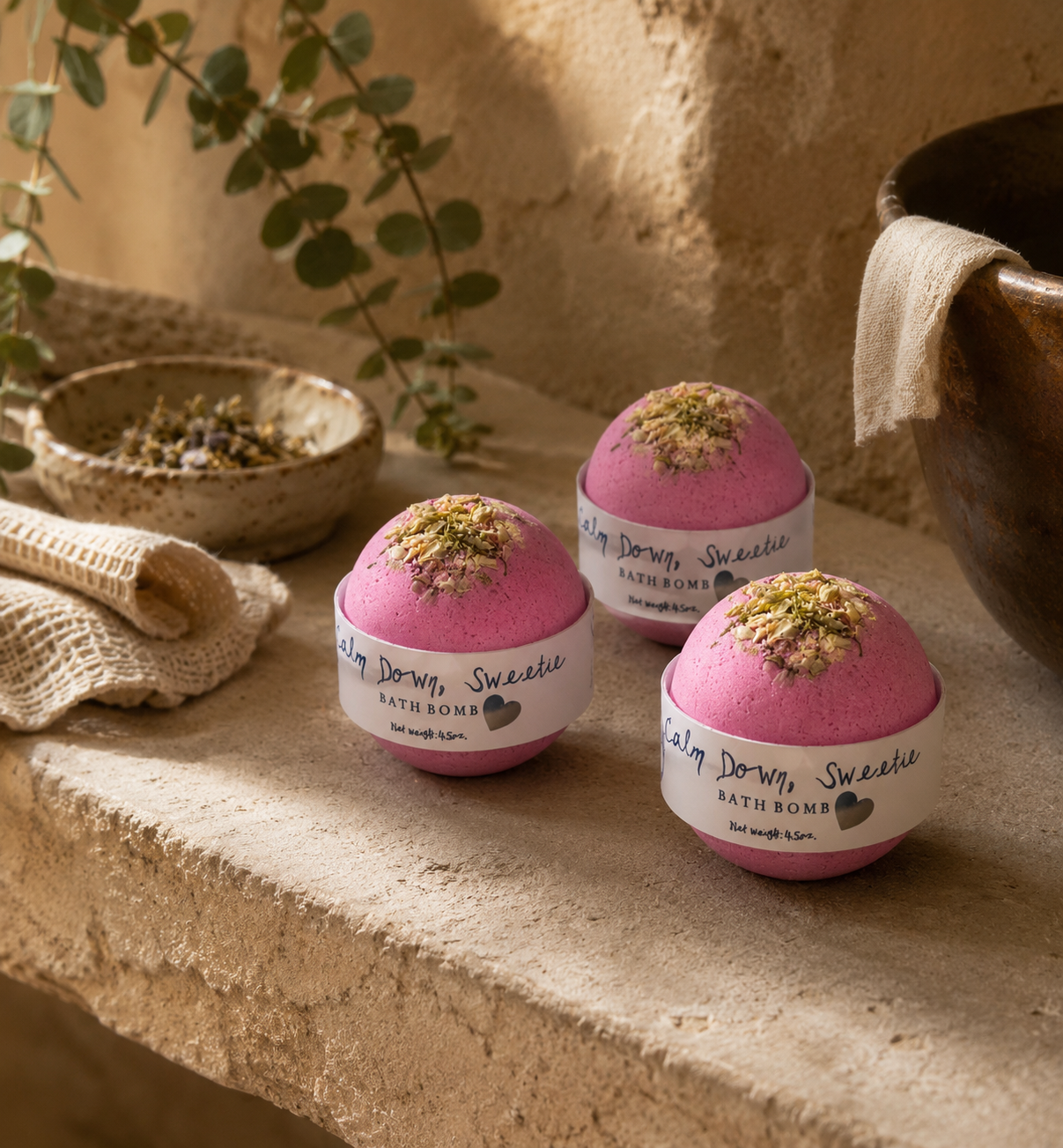 Calm Down, Sweetie Bath Bomb - 4oz