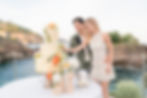 Wedding cake at Giardino Eden,Ischia, Italy