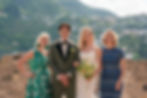 Bride and Groom at Castello Aragonese, Ischia, Italy