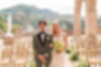 Bride and Groom at Castello Aragonese, Ischia, Italy