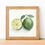 Thumbnail: Lime Watercolor Print – 5x5" Small Kitchen Art Fresh Food Illustration