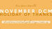 November DCM | Holiday of Thanks