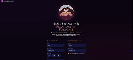 Synastry & Annual Profections App