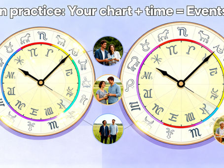 Annual Profections astrology timing wheel