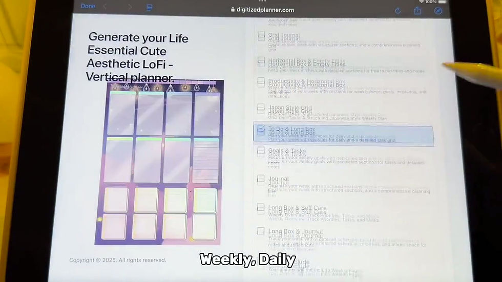 Thumbnail: Digital Planner 2026, 2027, Undated, Lifetime 2028