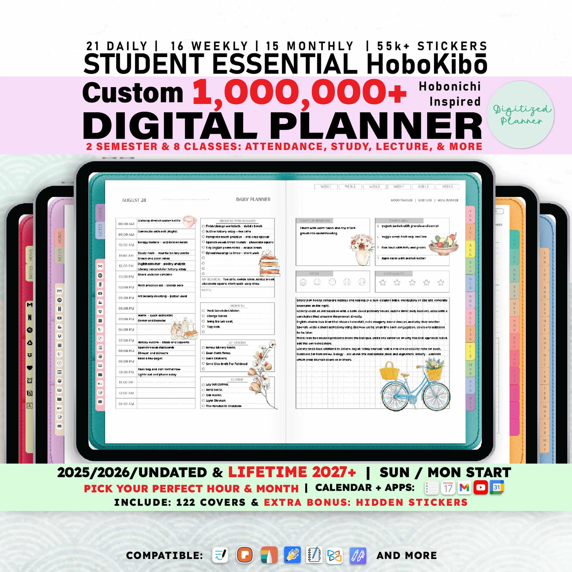 HoboKibo digital student planner