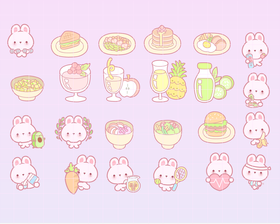 Add some health-focused fun to your digital planner with Bunny Healthy Digital Stickers. Ideal for iPad and 2024 2025 plannin