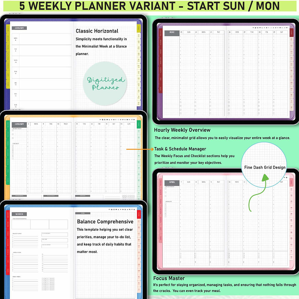 Thumbnail: Hobonichi Digital Planner 2026, Undated, lifetime, custom daily planner