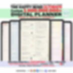 ADHD Digital Planner 2026, Undated, lifetime, daily anxiety journal, lifetime