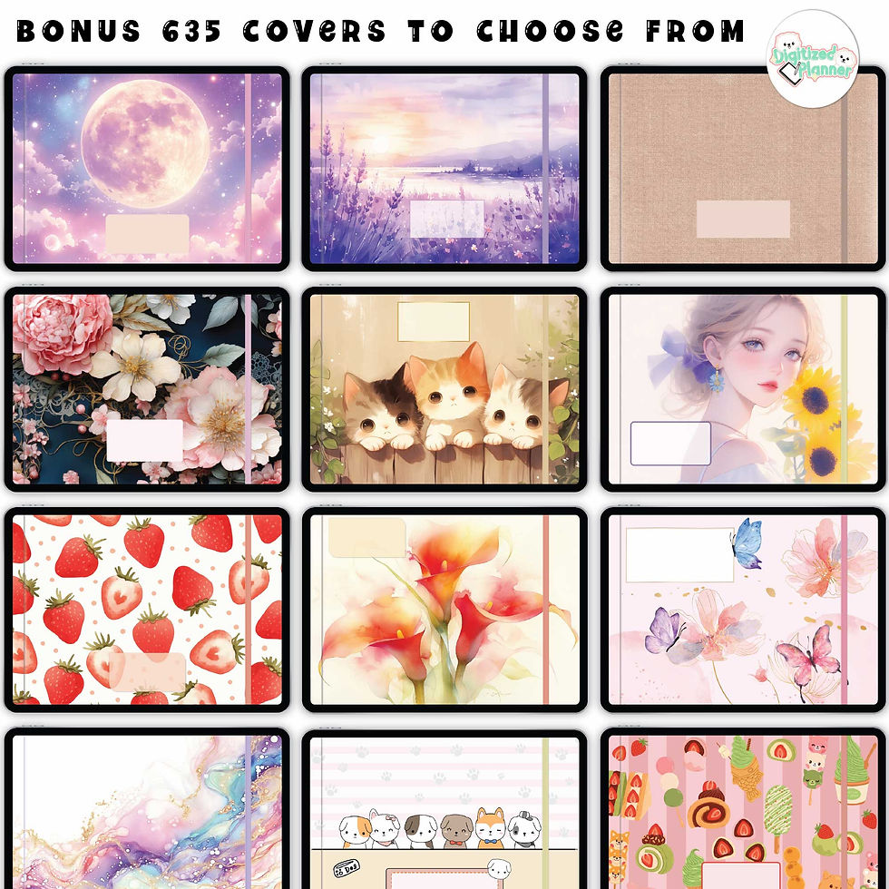 Thumbnail: Cozy Doodle Digital Planner 2026 2027, All in One GoodNotes iPad Android