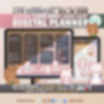 Bear Digital Planner 2026, Undated, Bundle: Cozy Daily Planner Custom