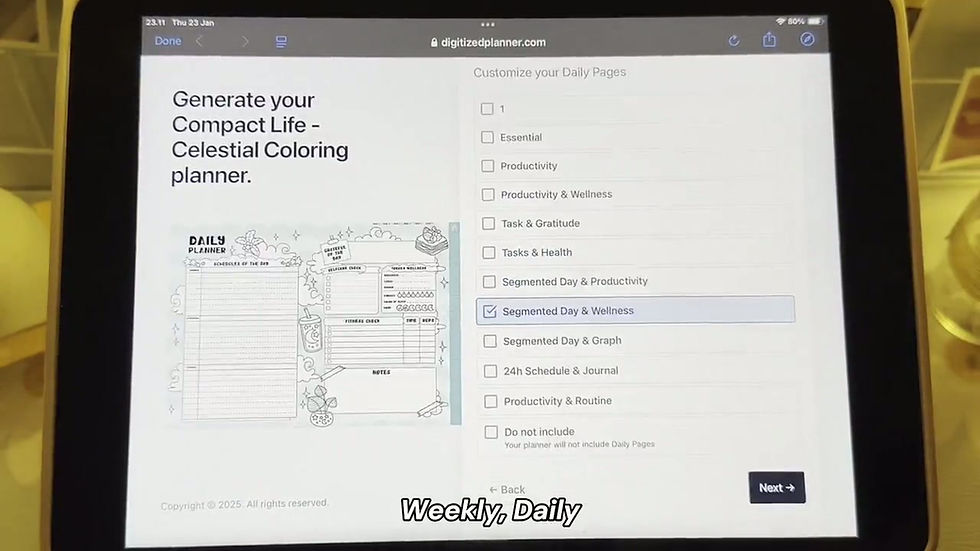 Thumbnail: COMBO DIGITAL PLANNER
