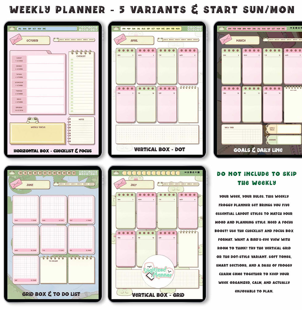 Thumbnail: Frog Digital Planner 2026 2027