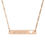 Thumbnail: Engravable Cutout Heart Bar Necklace — Personalized Name/Message Bar