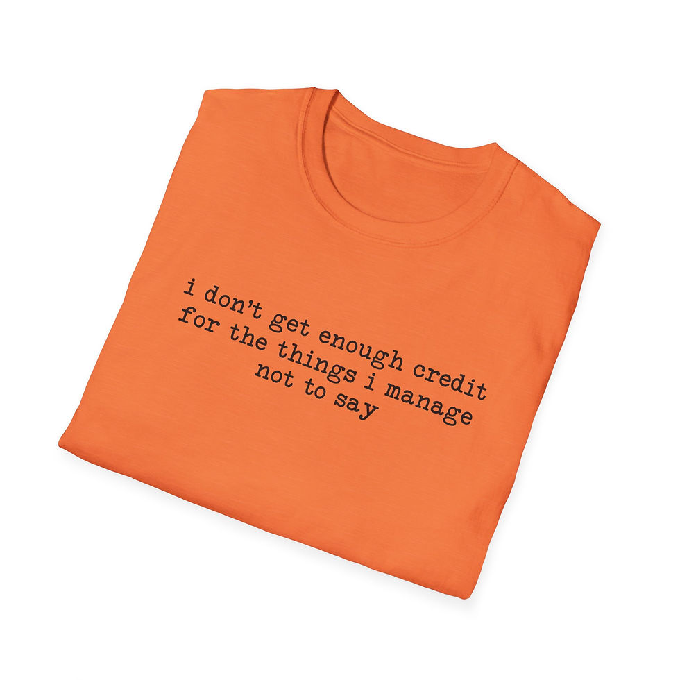 Thumbnail: "i don't get enough credit" Tee