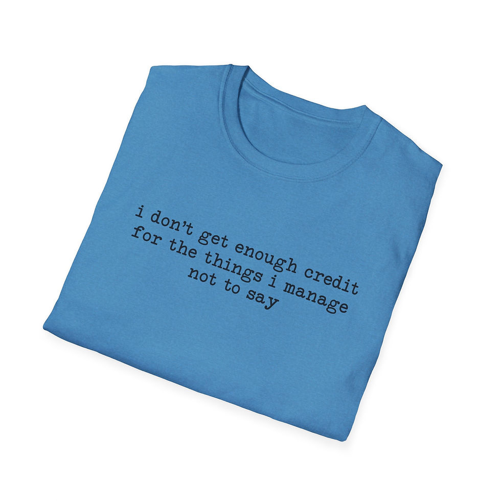 Thumbnail: "i don't get enough credit" Tee