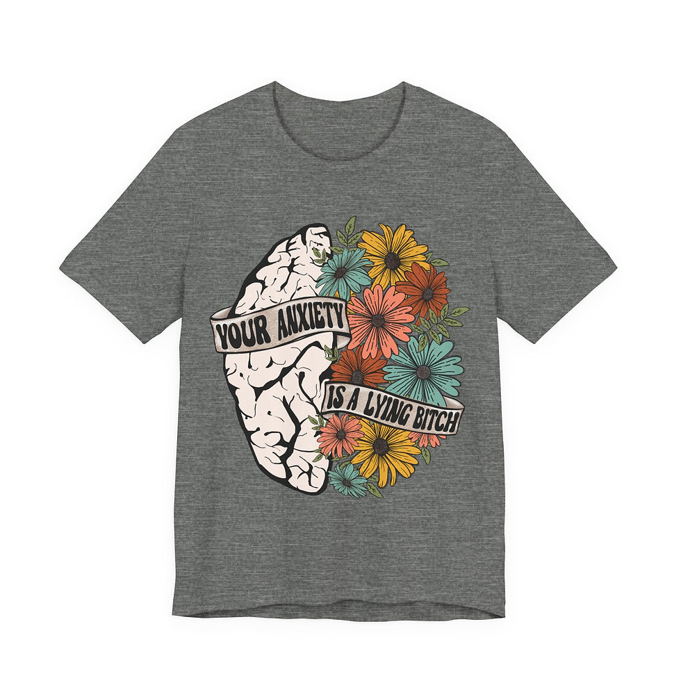 Thumbnail: Your Anxiety is a Lying B Jersey Short Sleeve Tee