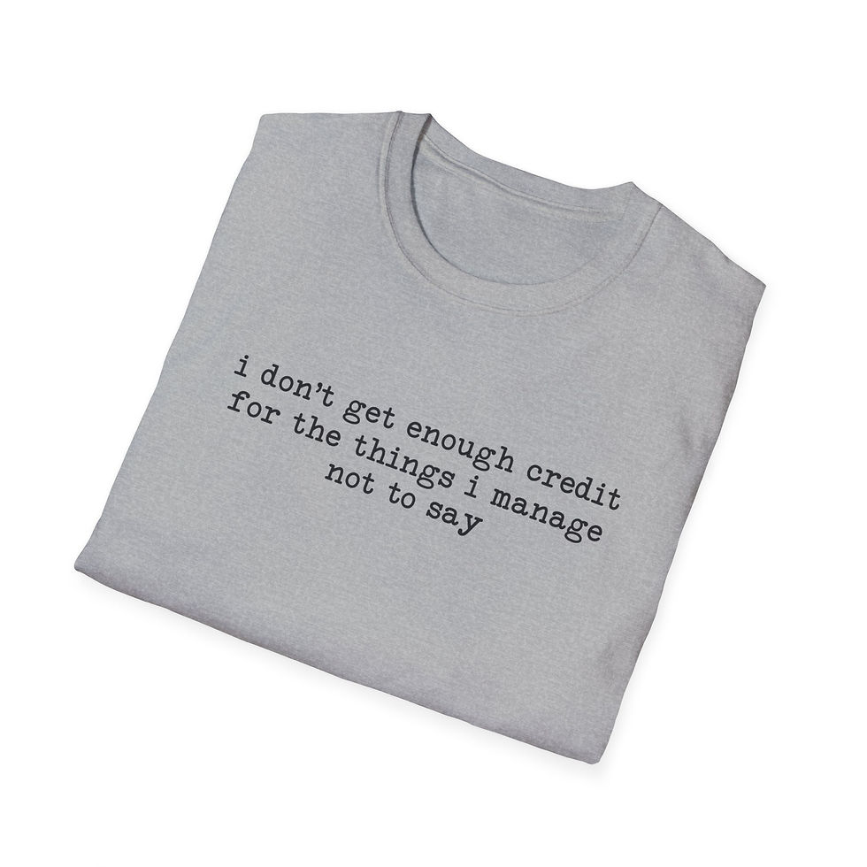 Thumbnail: "i don't get enough credit" Tee