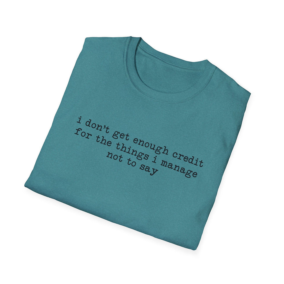 Thumbnail: "i don't get enough credit" Tee