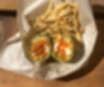 Buffalo Chicken Wrap & Fries
