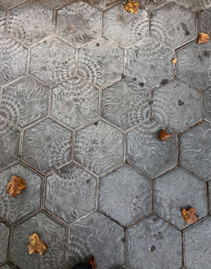 Sidewalk in Barcelona.