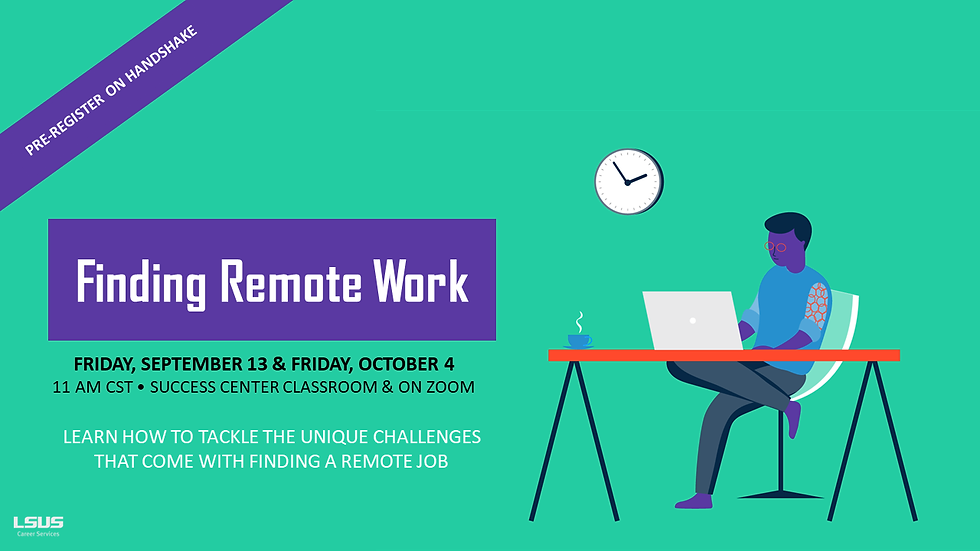 Finding Remote Work