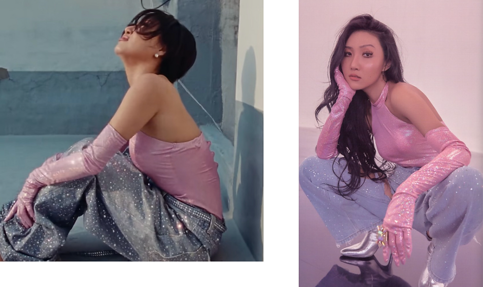 Hwasa twit reference from so cute