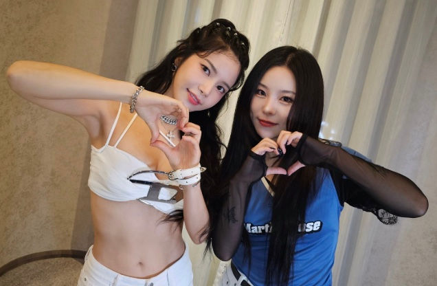 Solar and Wheein "Wheesun" from Mamamoo