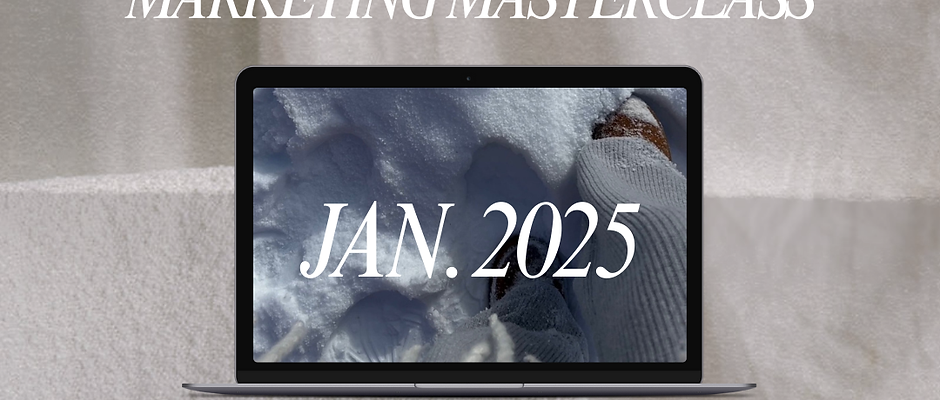 MEDSPA MARKETING MASTERCLASS/JAN2025