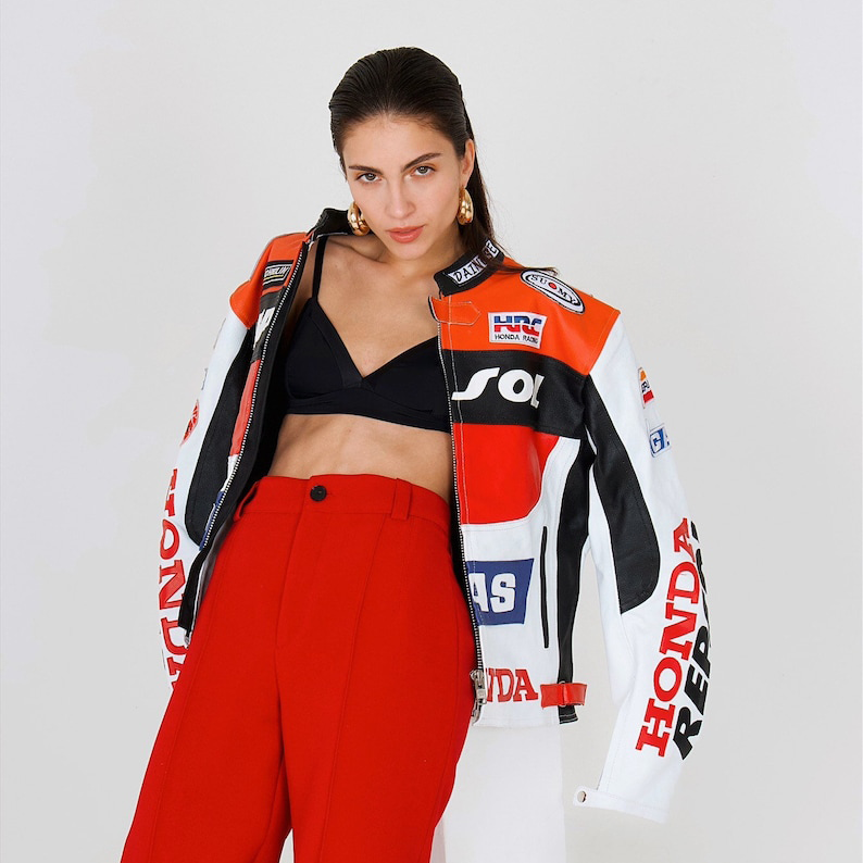 Thumbnail: REPSOL X HONDA VINTAGE RACING PURE LEATHER JACKET