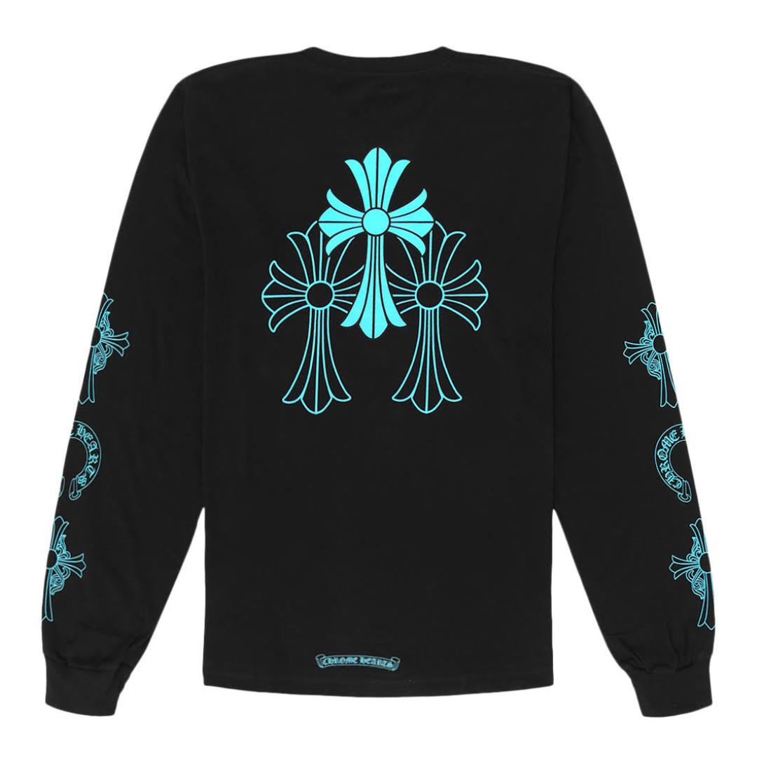 CHROME HEARTS TRIPLE CROSS CEMETRY SWEATSHIRT