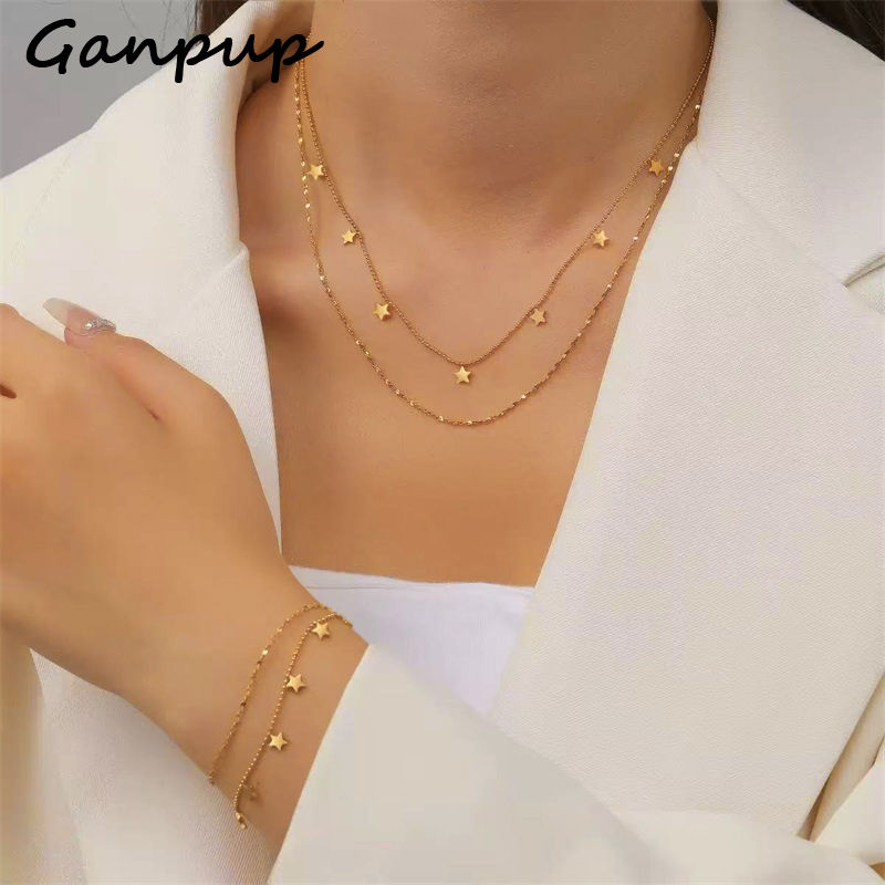 Golden Star Jewelry Set