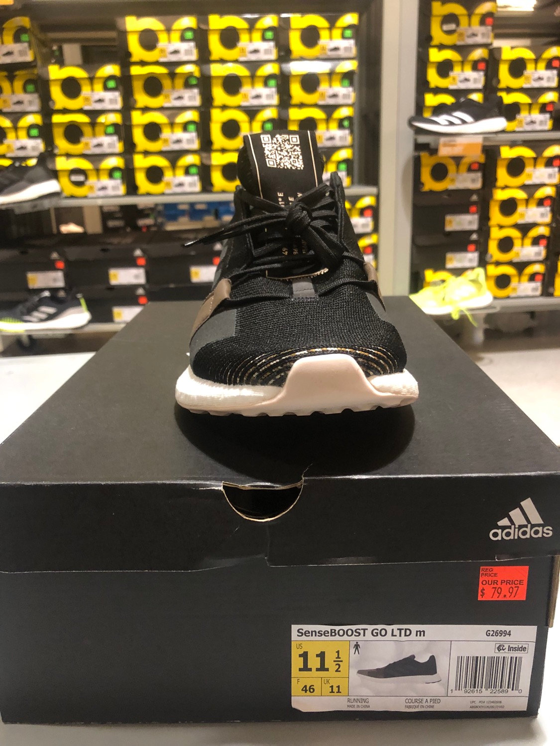ADIDAS Men Senseboost Go Ltd 0.9Kg Size 