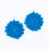 Thumbnail: Blue Petunias Crochet Earrings
