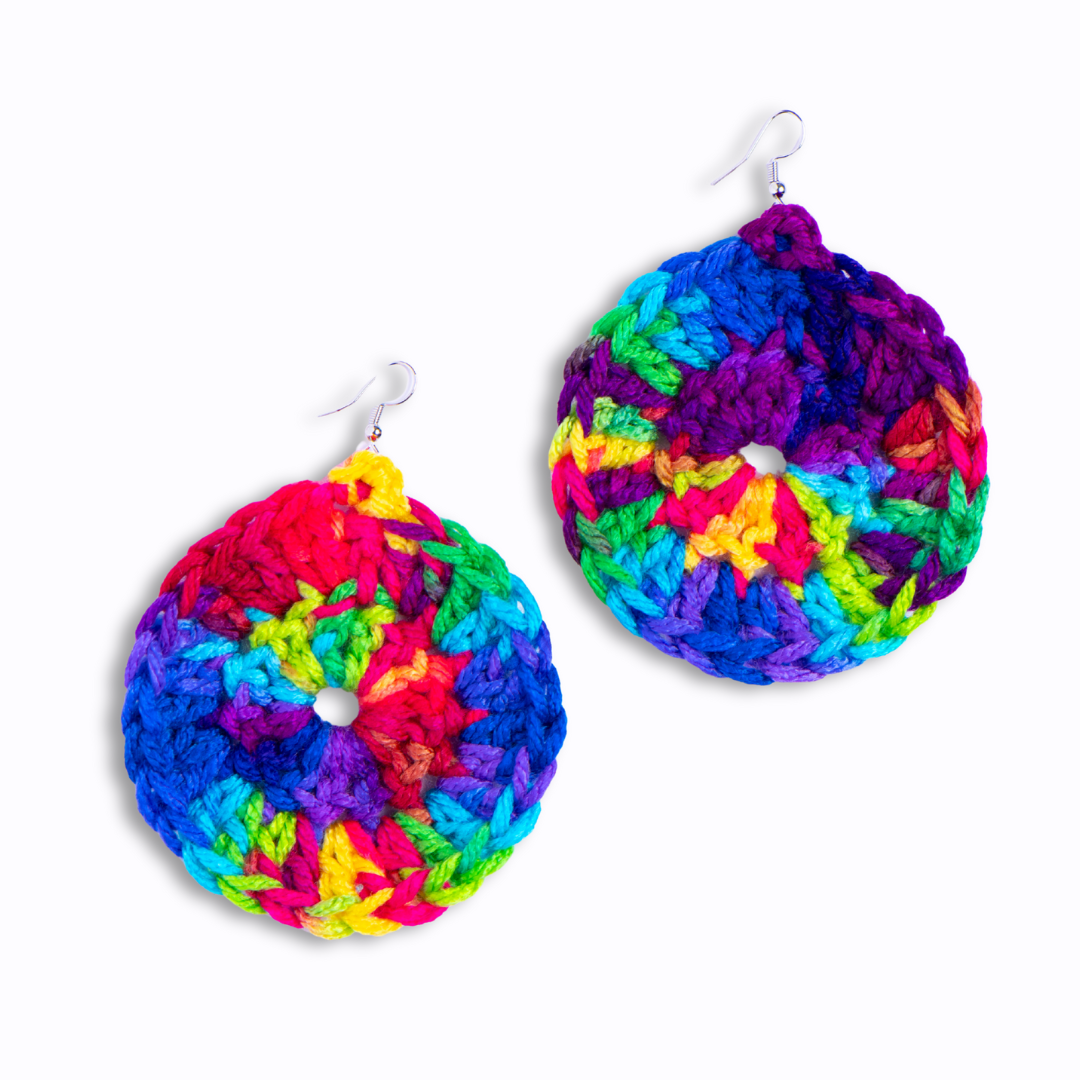 Multicolor Classic Earrings