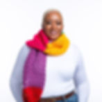 Color Block Crochet Scarf