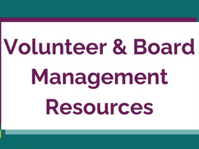 Tools for Impact: Volunteer & Board Management Resources
