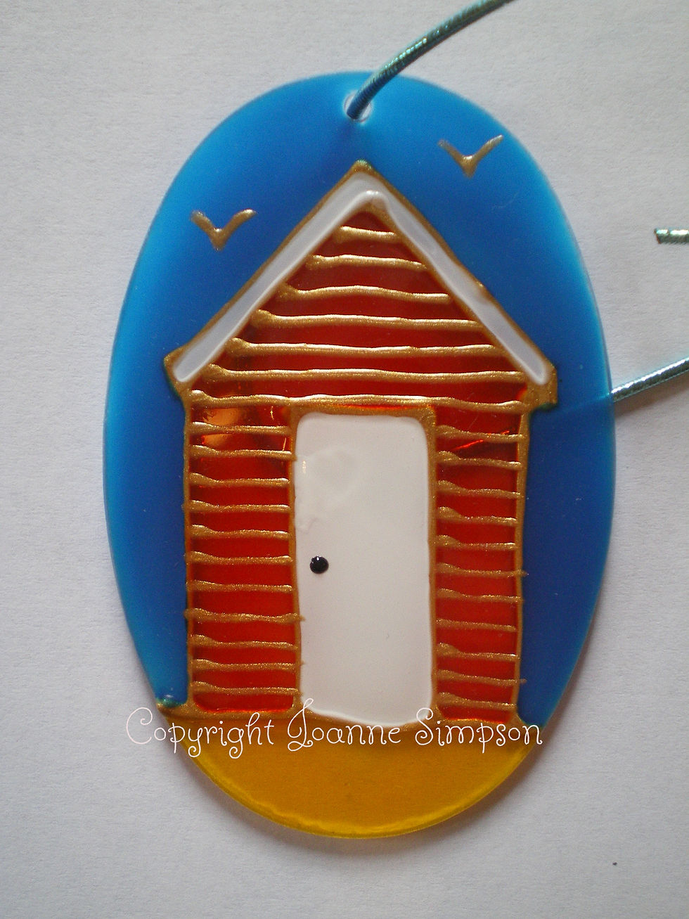 Beach hut orange